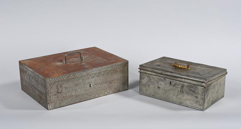 ASKAR, 2 st, plåt, 1900-tal.