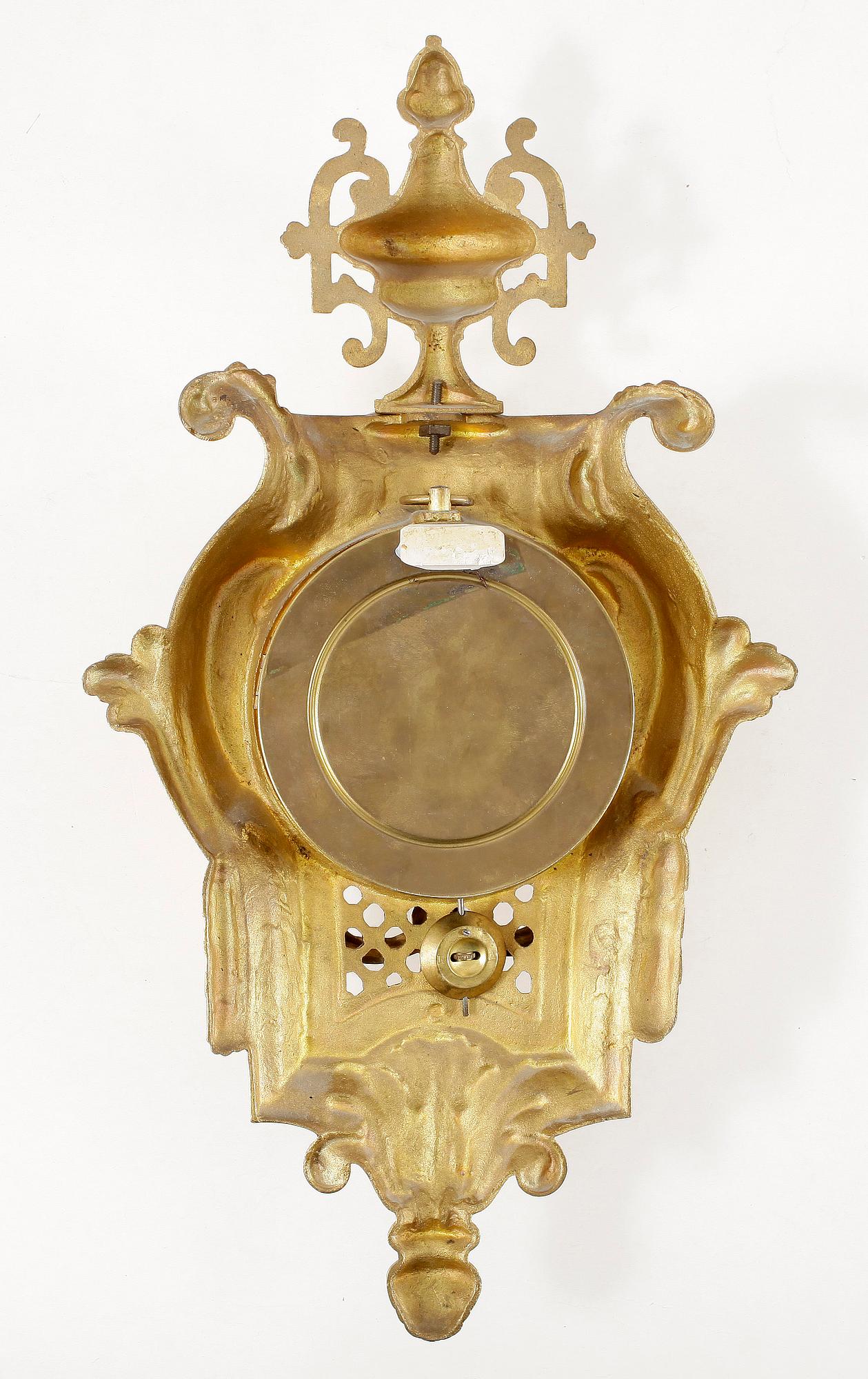 VÄGGPENDYL, gulmetall, Louis XVI-stil, 1900-tal.