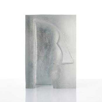 Ann Wolff, a kiln-casted glass sculpture "Persona", Sweden 2003, ed. 8/9.