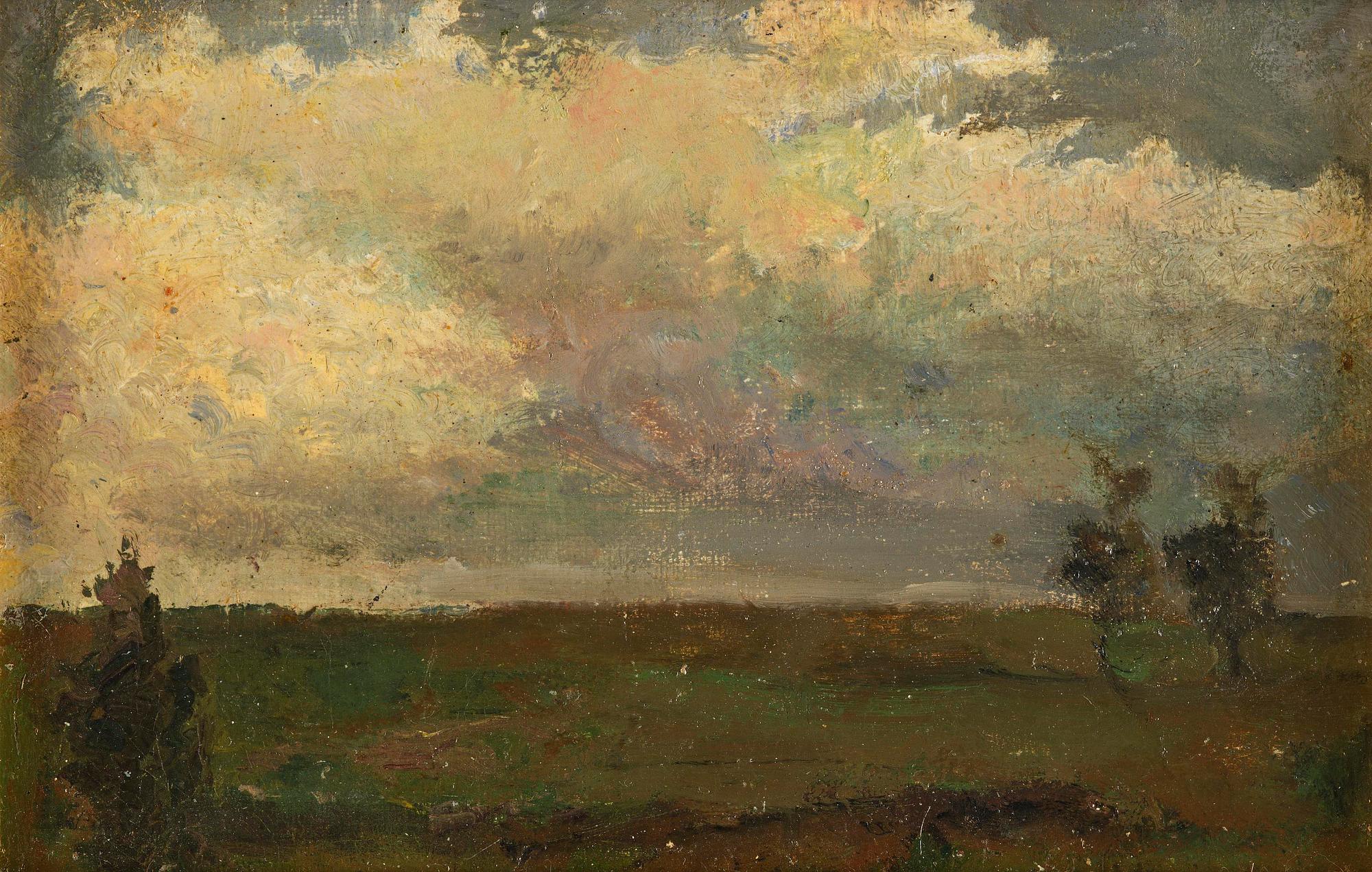 Carl Fredrik Hill, Storm Landscape.