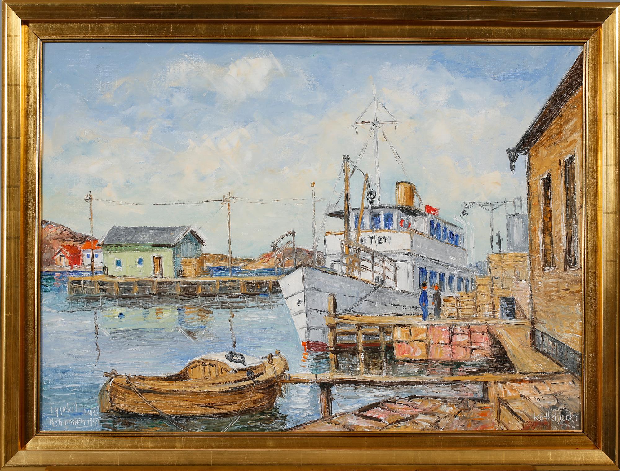 KURT ERIK HEINONEN, olja på duk, signerad och daterad 1959.