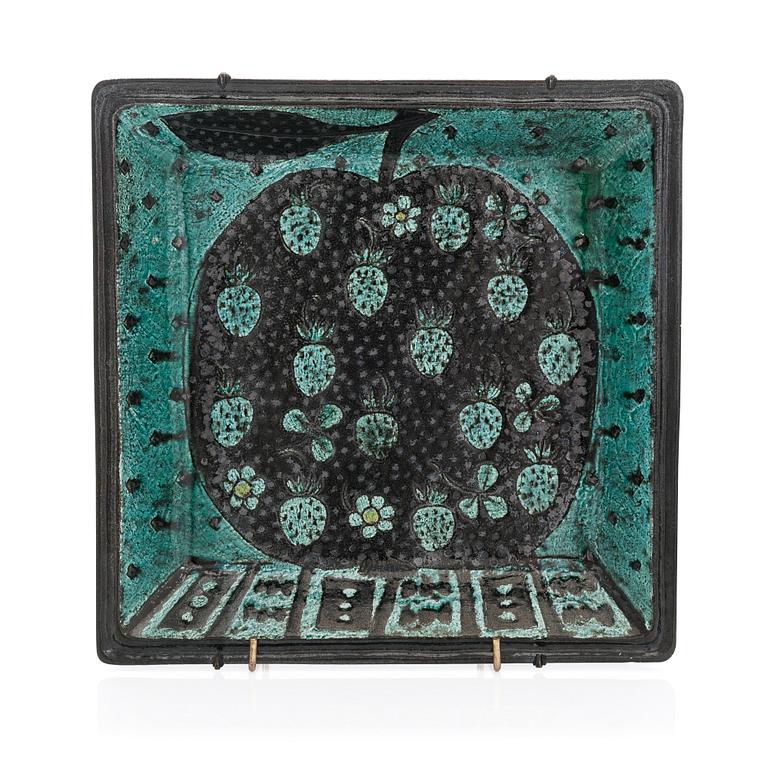 Birger Kaipiainen, a stoneware relief signed Kaipiainen Rörstrand.