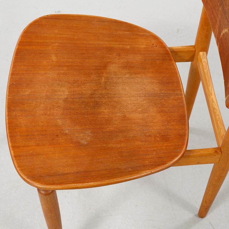 One chair designed by Finn Juhl in 1953, made by Bovirke.