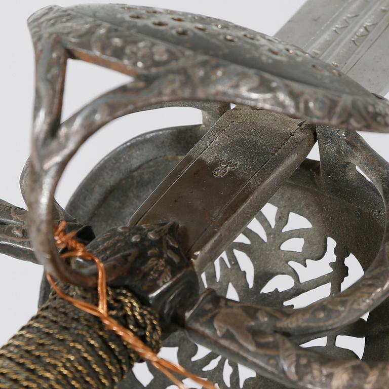 A sword, possible 17th century.
