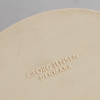 VASER, 2 st, samt SKÅL, rostfritt stål, Georg Jensen, Danmark, 1900/2000-tal.