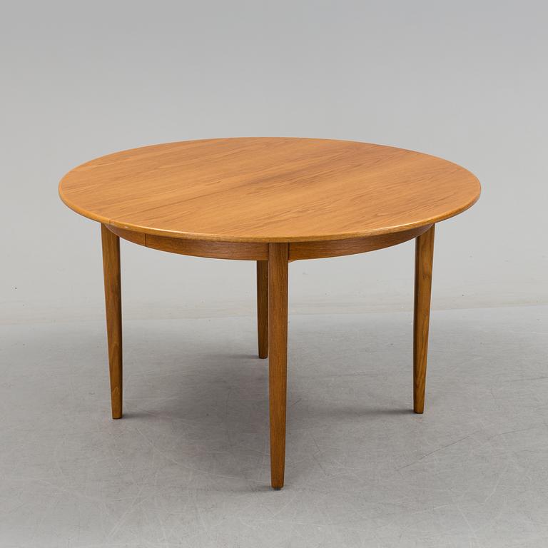 An oak dining table 'Herrgården' designed by Carl Malmsten, second half of the 20th century.