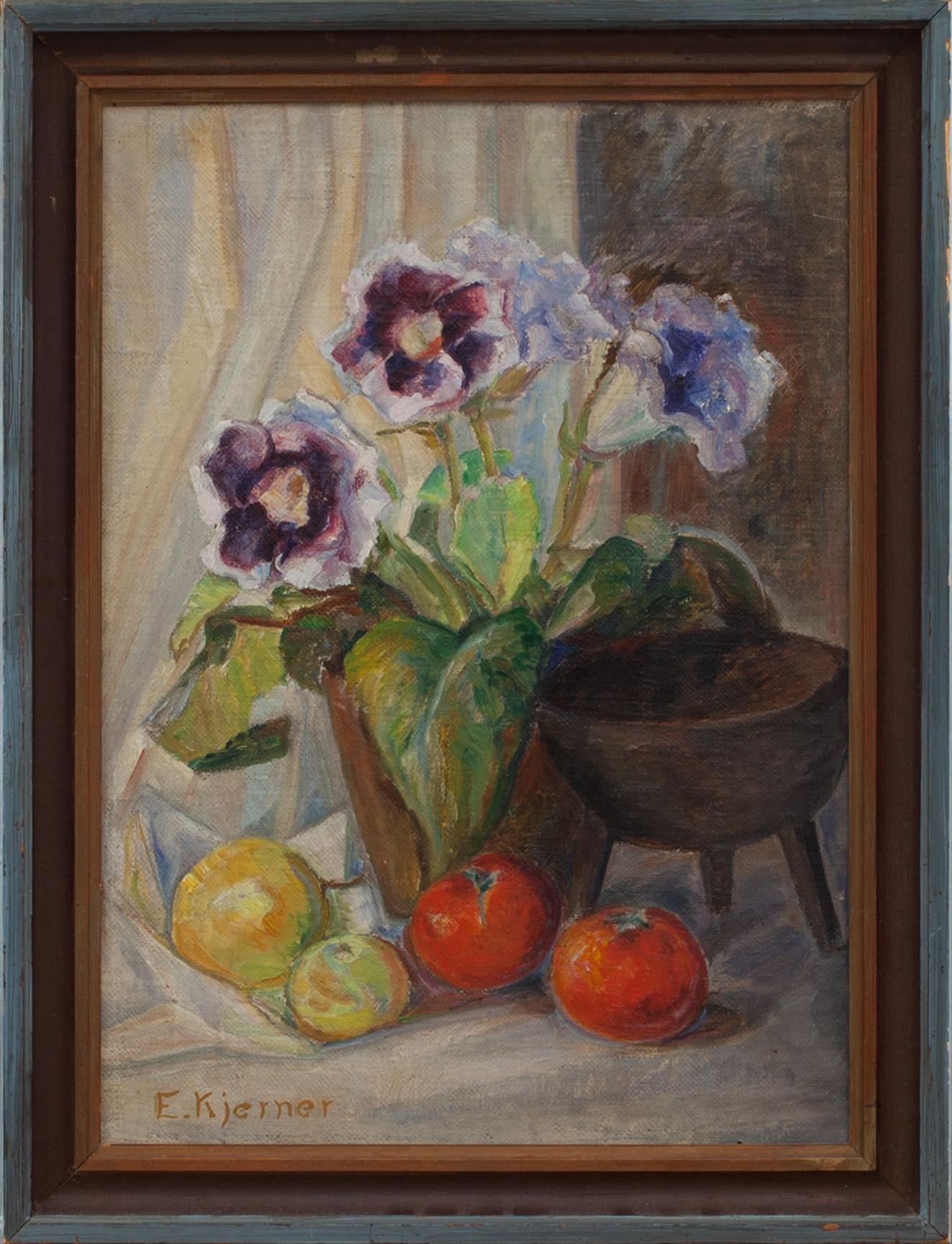 ESTHER KJERNER, olja på duk, signerad.