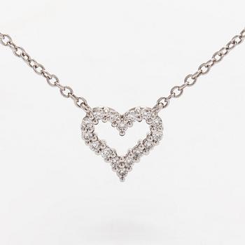 Tiffany & Co, halsband, "Tiffany Hearts", platina och diamanter.