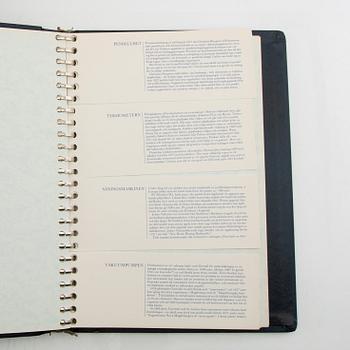 Minnesmyntsamling, 100 st, sterlingsilver, "Mänsklighetens 100 största uppfinningar", Franklin Mint.