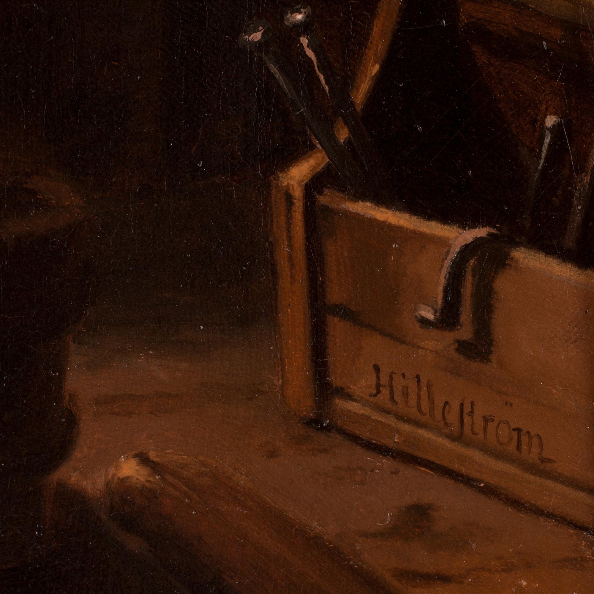 Pehr Hilleström, Interior of a smithy.