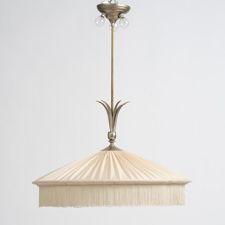 Harald Notini, a Swedish Grace ceiling lamp model "6312", Arvid Böhlmarks Lampfabrik, Stockholm, 1920s-30s.