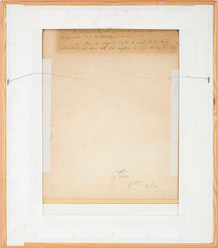 ALBERT ENGSTRÖM, tuschteckning, sign.