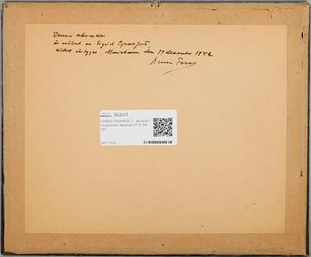 SIGRID GRANFELT,  akvarell, osignerad, daterad 17/III 94.