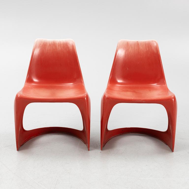 Steen Østergaard, six chairs, Cado, Denmark, 1960's/70's.