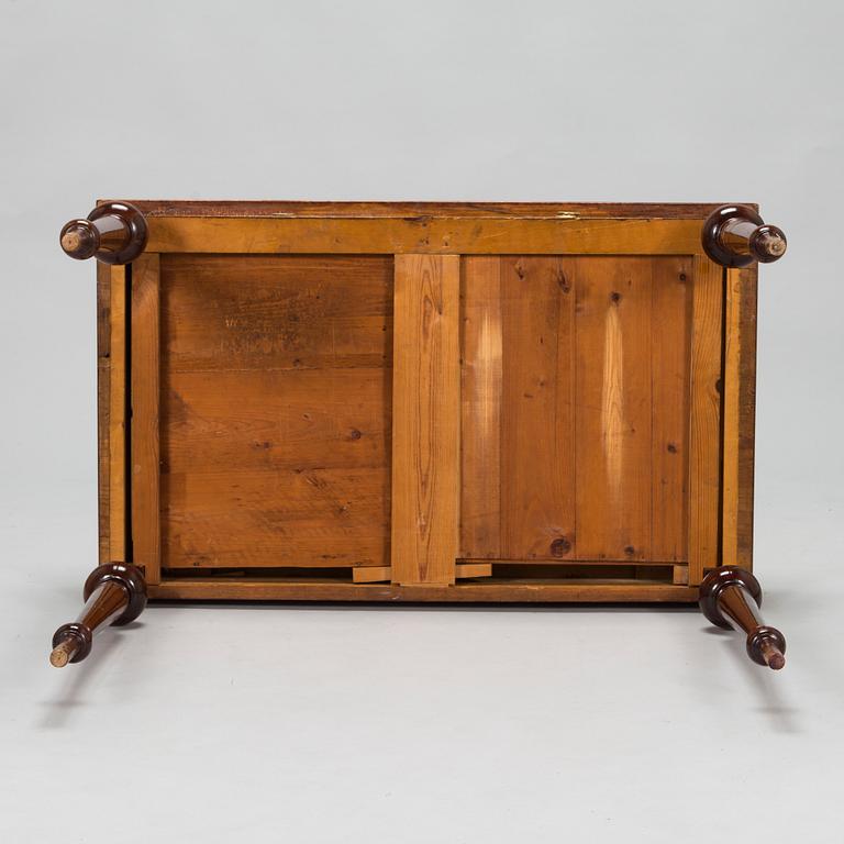 A Renaissance style writing desk from around the year 1900.