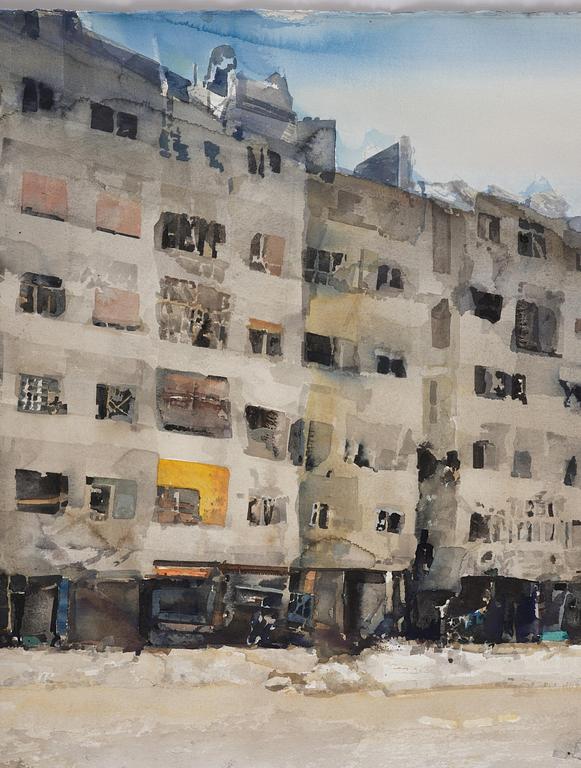 Lars Lerin, "Syrien III".