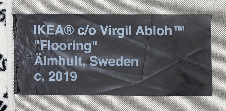 Virgil Abloh, rug "Receipt", IKEA x Virgil Abloh, "MARKERAD" collection, approx. 197 x 90 cm.