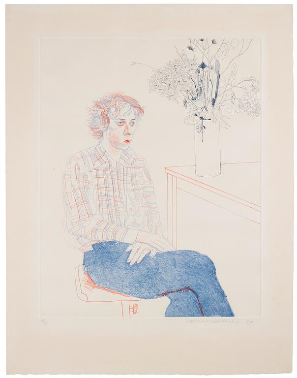 David Hockney, "Gregory".