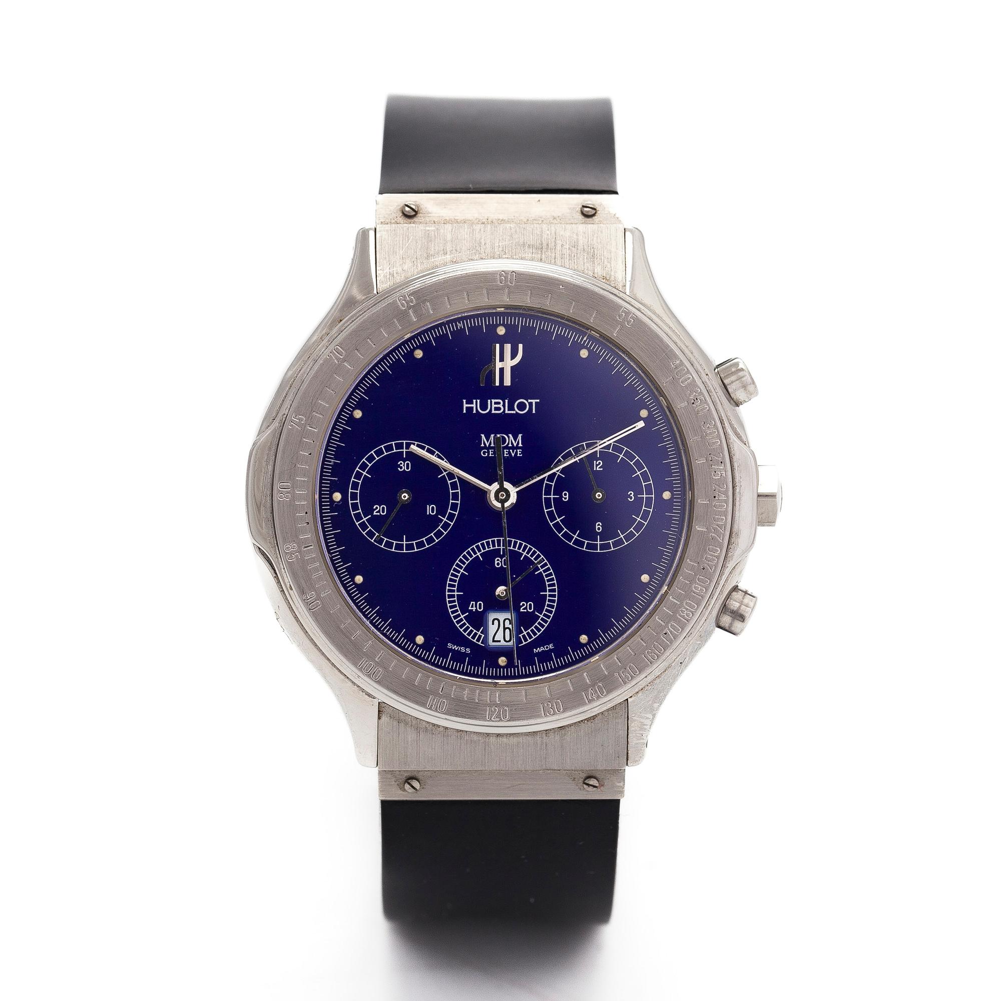 Hublot, MDM, chronograph, wristwatch, 37 mm.