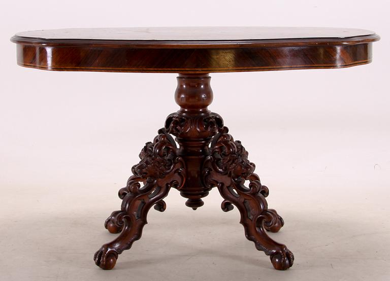 SALONGSBORD, nyrokoko, 1800-talets slut.