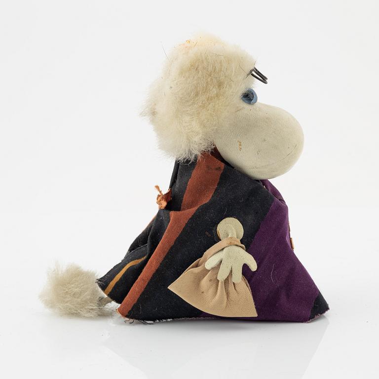 A 'Hemulens moster' Moomin figure by Atelier Fauni, Finland 1950's-60's.