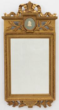 Mirror, Gustavian style, 20th century.