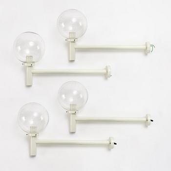 Hans-Agne Jakobsson, a set of four wall lamps, model V187/300, Markaryd.