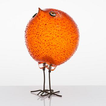 ALESSANDRO PIANON, a 1960's 'Pulcino' glass bird for Vistosi, Italy.