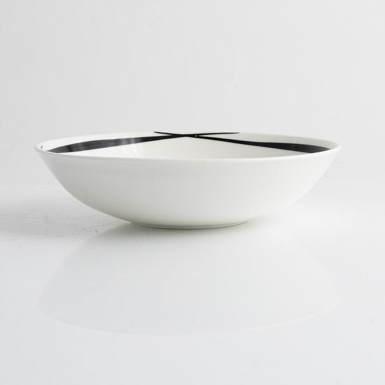 Stig Lindberg, servisdelar,  32 st, benporslin, "Pencil", Gustavsberg.