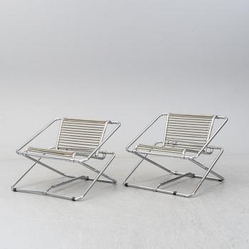 RON ARAD,"Rocking Chair", a pair of easy chairs, One Off, England, 1980-tal.