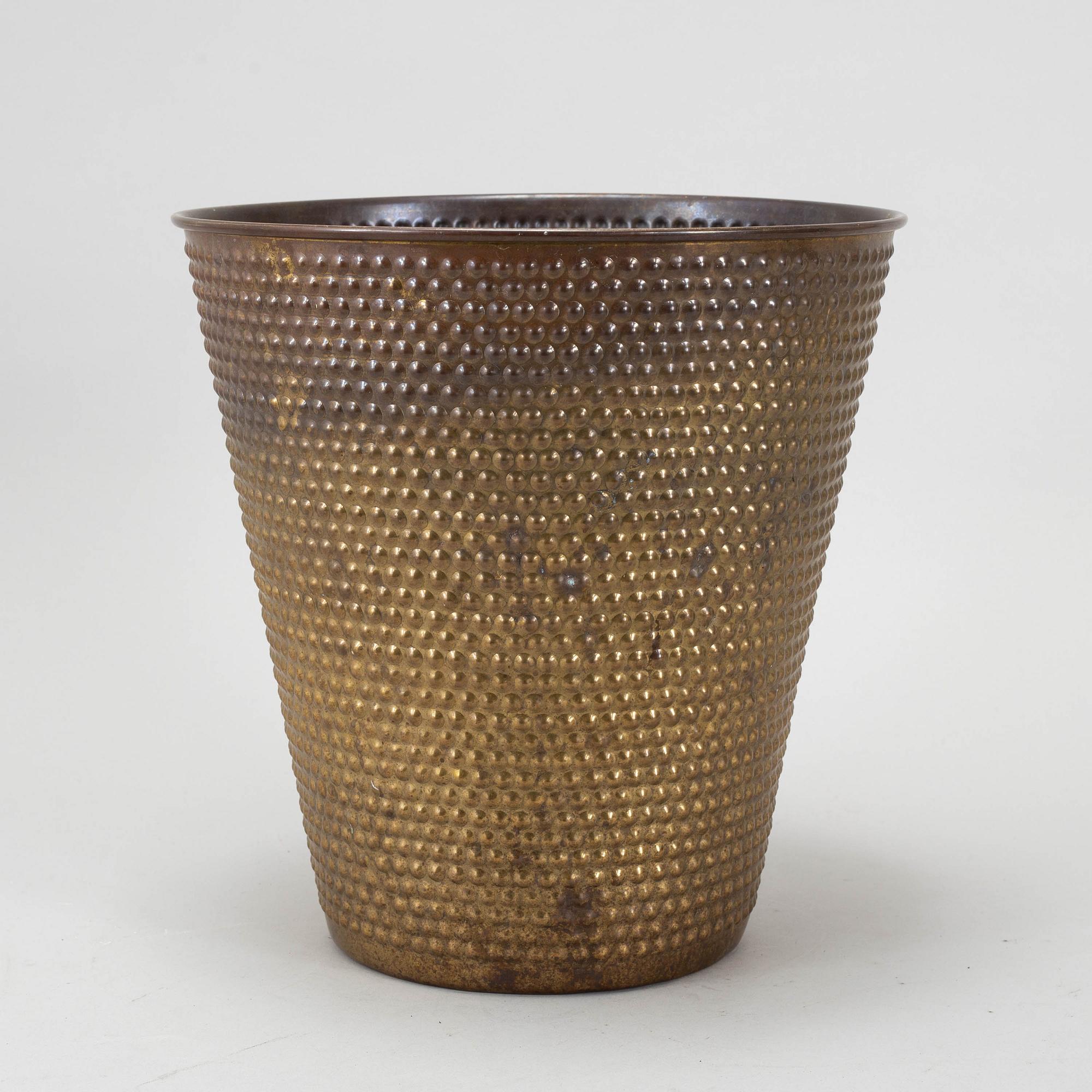 JOSEF FRANK, papperskorg, mässing, "Hortus", Svensk Tenn.