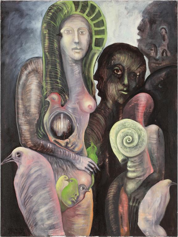 BANE RADOJEVIC, olja på duk, sign.