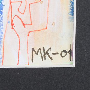 MAURITZ KARSTRÖM, a mixed media on paper, signed and dated -01.