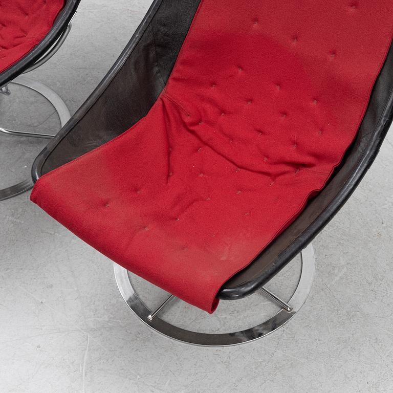 Bruno Mathsson, armchairs, a pair, "Jetson", second half of the 20th century.