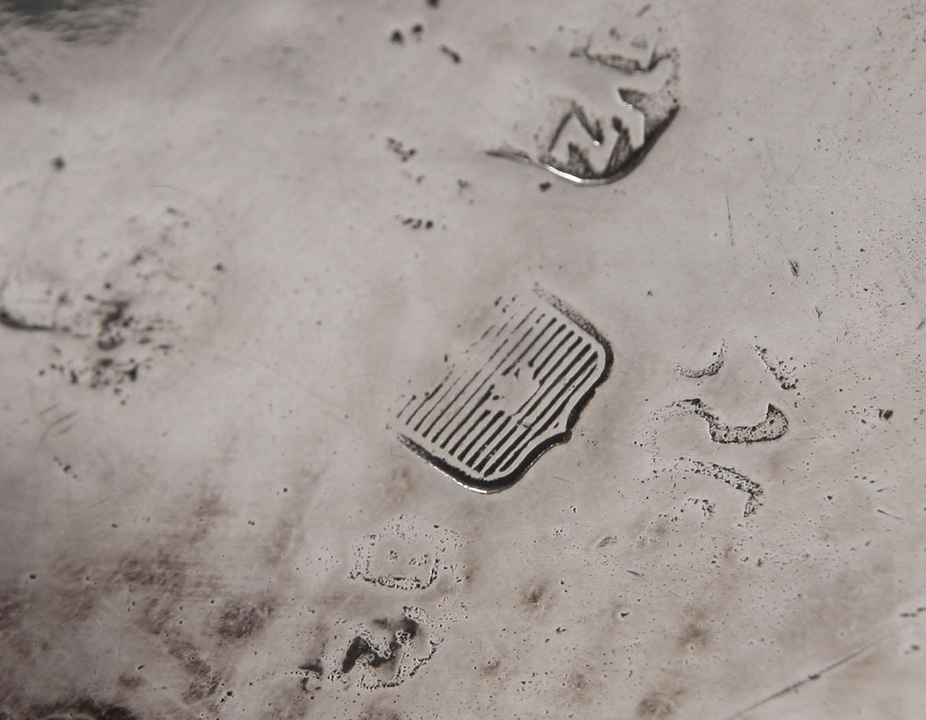 STOP, försilvrat tenn. Zadoch Bergenholtz (1793-1820/25) Vimmerby.