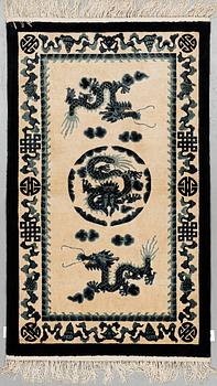 A RUG, silk China, ca 152 x 92 cm.