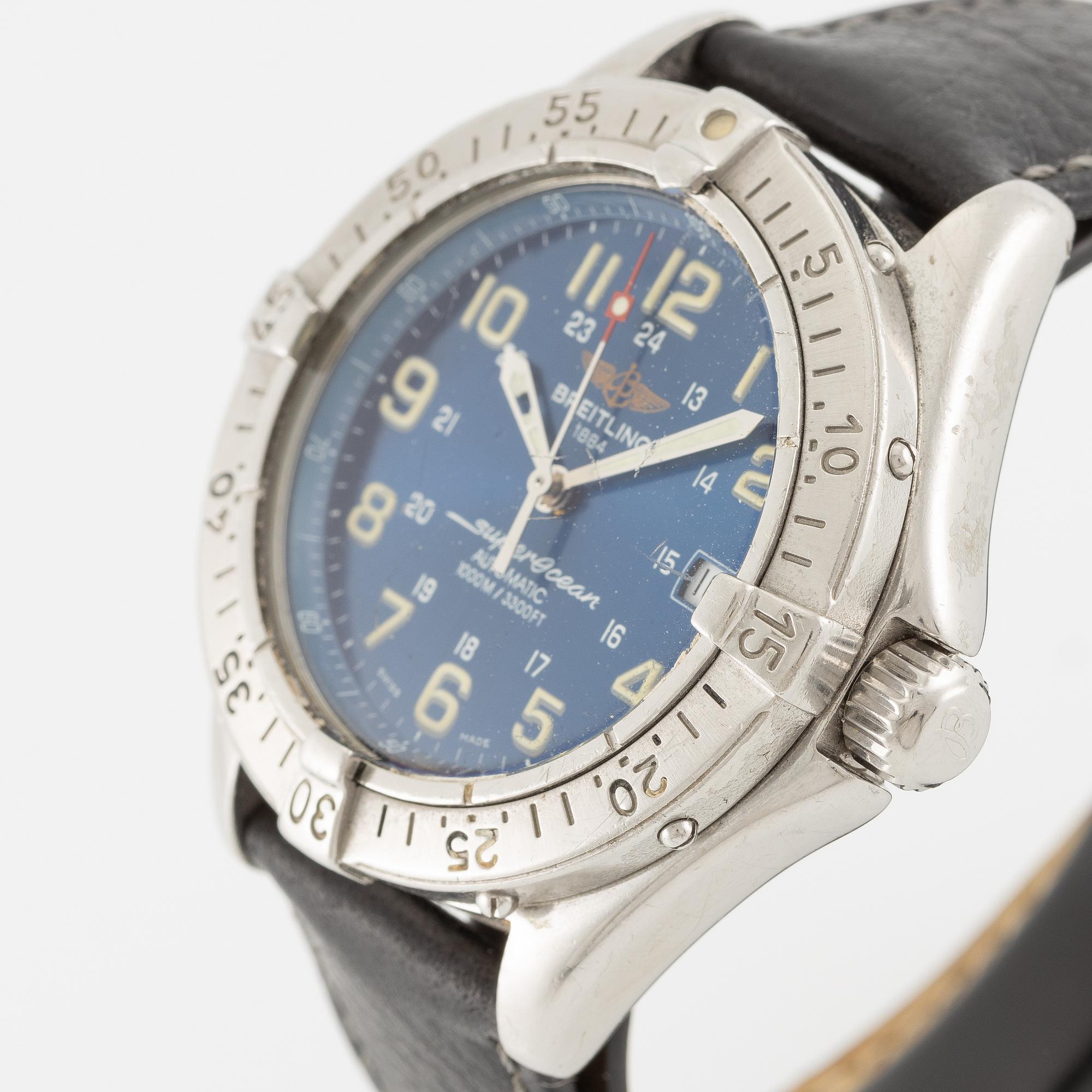 Breitling, SuperOcean, armbandsur, 41 mm.