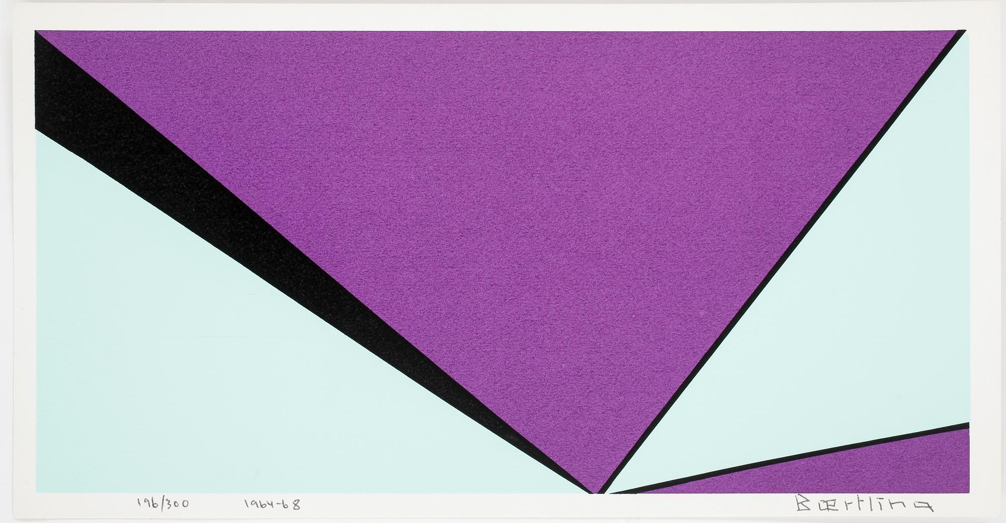 OLLE BAERTLING, färgserigrafi, 1964-68, signerad och numrerad 196/300.