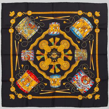 Hermès, scarf, "Les Tambours".