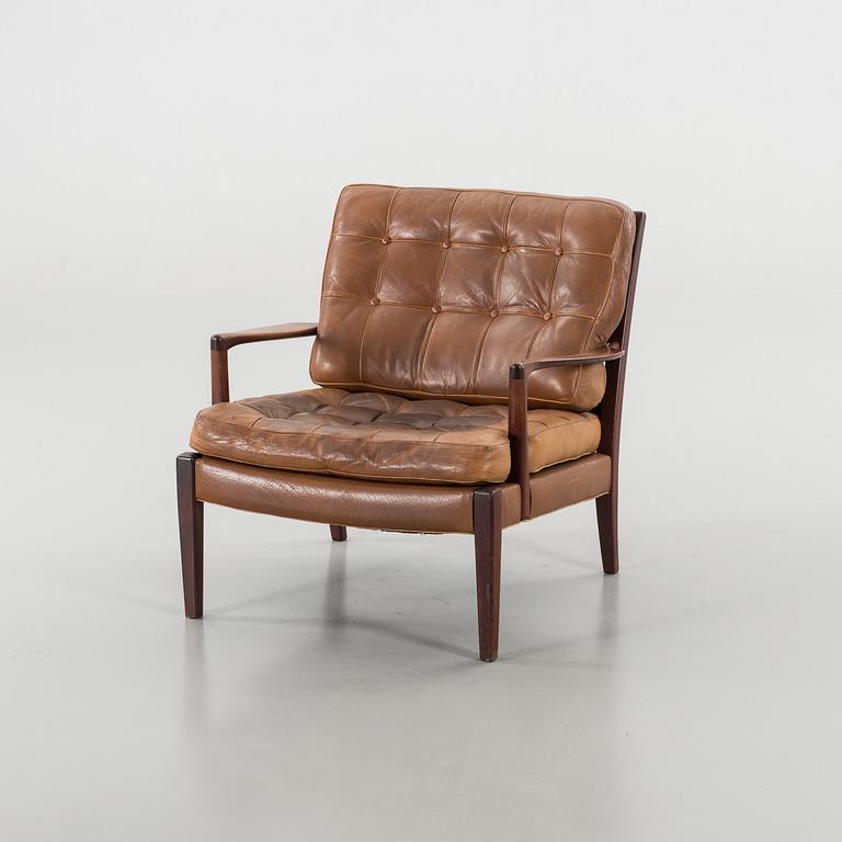 ARNE NORELL, fåtölj, "Löven", 1960-tal.
