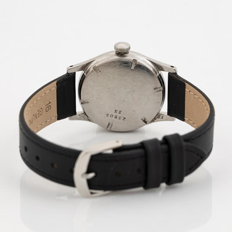 Longines, "Sei Tacche" wristwatch, 33,5 mm.