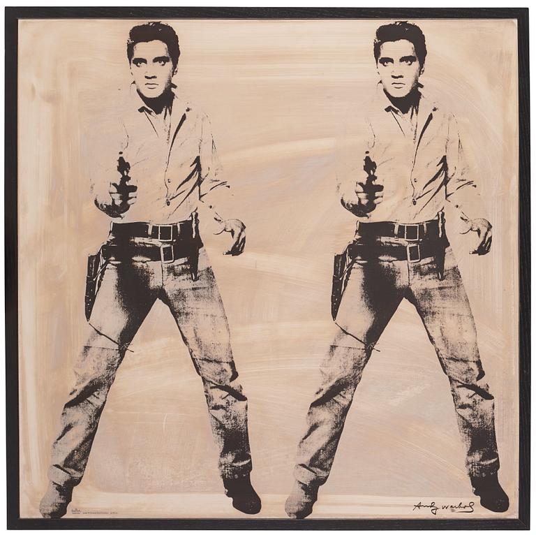 Andy Warhol Efter, "Elvis - platinum".