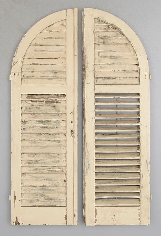 FÖNSTERLUCKOR, 1 par, Frankrike, 1900-talets första hälft.