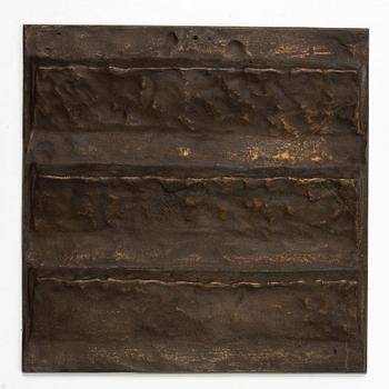 Svensk Metalldesign, väggplaketter, 4 st, brons.