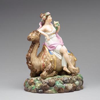 A Royal Copenhagen allegorical figure representing 'Asia', Denmark, 1920.