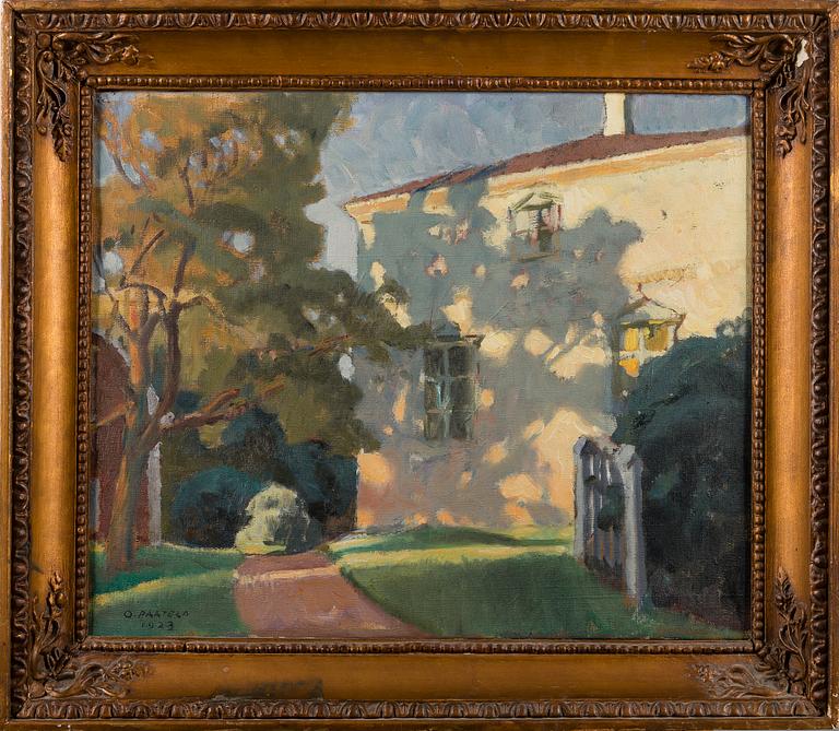 OSKARI PAATELA, oil on canvas, signed and dated 1923.
