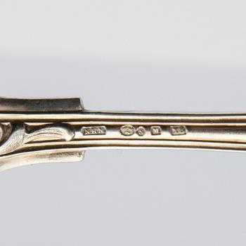 Bestick 23 dlr "Sachsisk" silver svenska importstämplar.