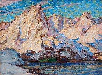 723. Anna Boberg, Motive from Lofoten.