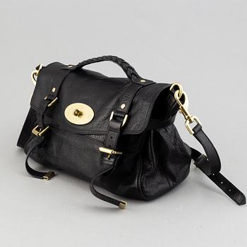 Mulberry, a black leather 'Alexa' bag.