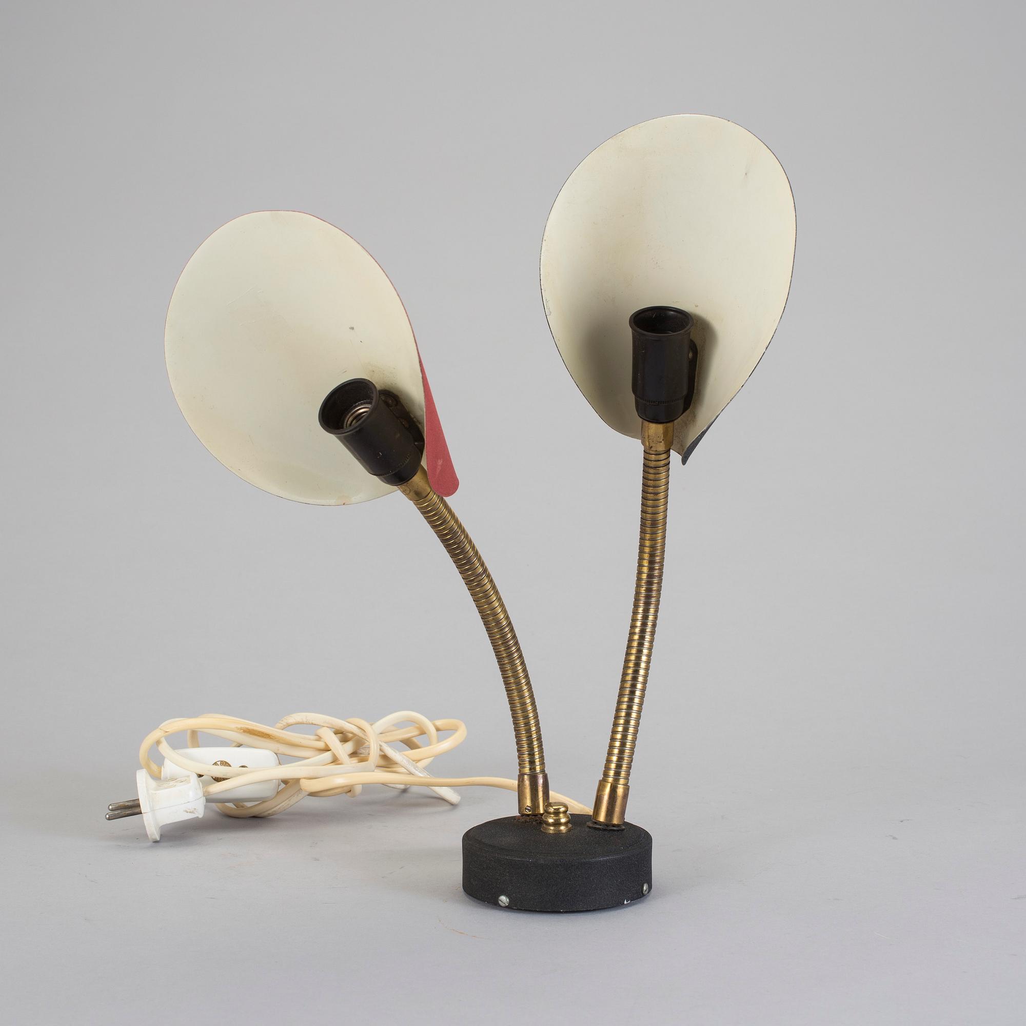 VÄGGLAMPA, 1900-talets mitt.
